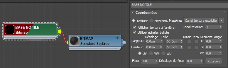 Paramètres initiaux en bitmap