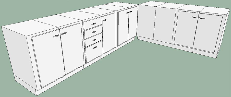 Partie basse de la cuisine